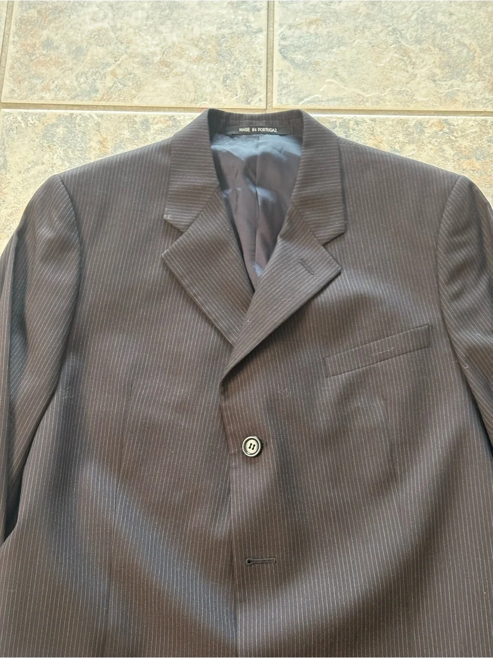 Y2K GIORGIO ARMANI COLLEZIONI MENS BROWN BLAZER 42